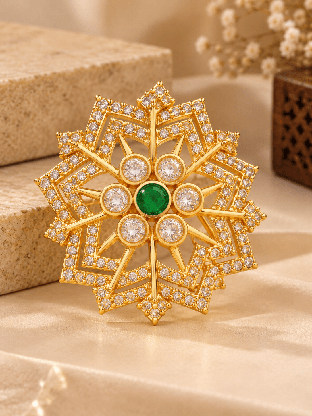 Jaydeep Imitation Jewellers' hand-finishing atelier in Nadiad, Gujarat